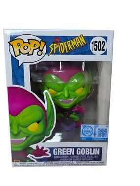 Funko Pop! Marvel Spiderman Green Goblin Bobblehead Figurine New In Box